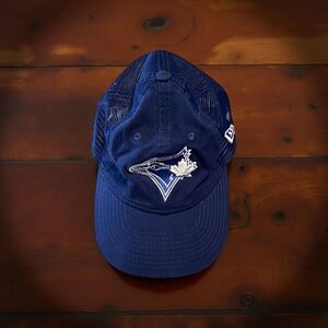 Youth New Era Tronto Blue Jays Trucker Adjustable Back Hat Cap